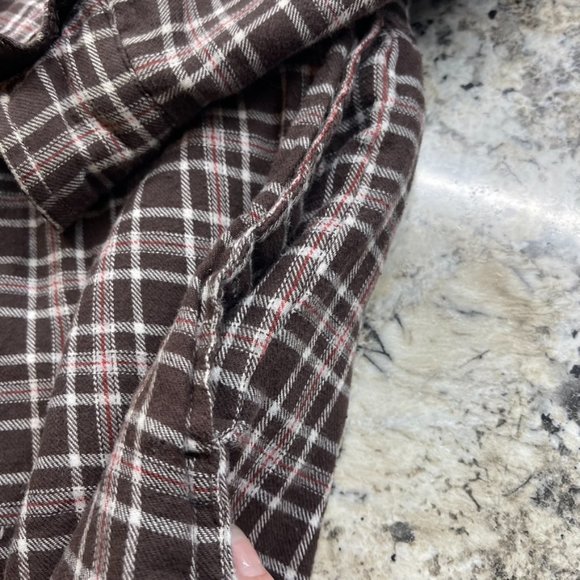 Wrangler Mens ButtonUp Insulated Flannel Shirt Quilt Lined Jacket Black Plaid XL - Picture 5 of 6